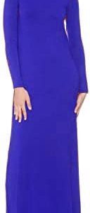 فستان نسائى طويل باكمام طويلة