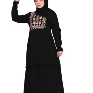 اسدال هبه خامه فيزون بطرحه منفصله المقاس وان سايز للنساء GAMAL SONS FOR ABAYA GS-7087Parent