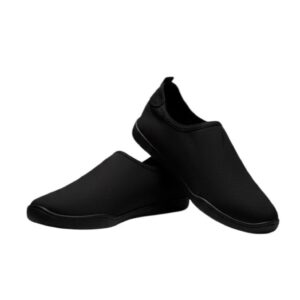 كوتشي للعمره حذاء العمرة النسائي، حذاء مريح بدون أربطة، متوفر باللون الأبيض والأسود