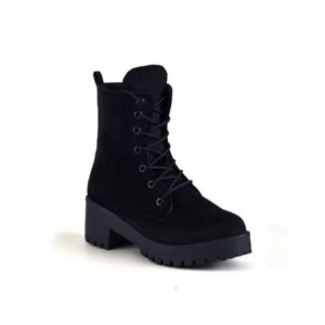 هاف بوط شمواه للنساء كعب عريض وسوسته من الجنب