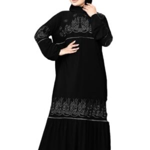 اسدال قطعتين خامة فيزون مستورد عالي الجودة فري سايز يمكن لبسه حتى 95 كيلو للنساء GAMAL SONS FOR ABAYA GS-7122Parent