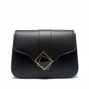 شنطه حريمى يد كروس بقفل دهبى فى اسود وتر بروف - حجم صغير 20سنتى متر فى 12 سنتى متر