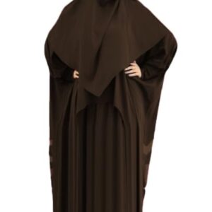 أدناء اسلامي 3 قطع ( أدناء وخمار وجيبة ) كريب رويال مطرز ليزر موديل 7013 مقاس موحد يلبس حتى 100 ك للنساء من GAMAL SONS FOR ABAYA