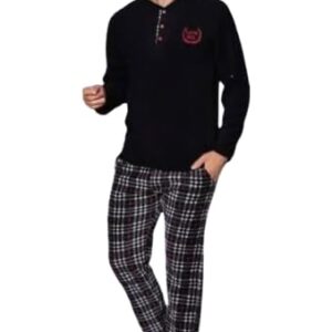 دفايه رجالى قطعتين خامه قطيفه ليكرا معالج 5اكس لارج