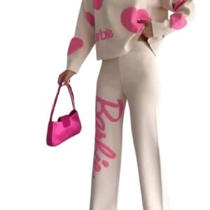 بيجامة شتوي كاجوال للنساء قطعتين تريكو مقاس موحد كود 0812