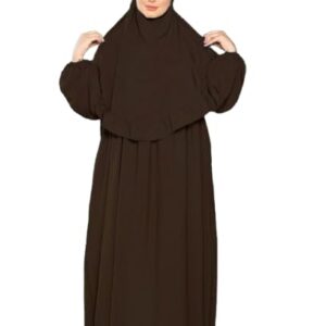 أدناء أسلامي 2قطعة ( عباية وخمار كرانيش ) خامه كريب رويال موديل 8186 مقاس موحد يلبس حتي 120 ك للنساء من GAMAL SONS FOR ABAYA