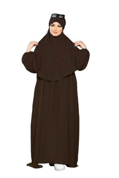 31plu6W-WLL أدناء أسلامي 2قطعة ( عباية وخمار كرانيش ) خامه كريب رويال موديل 8186 مقاس موحد يلبس حتي 120 ك للنساء من GAMAL SONS FOR ABAYA