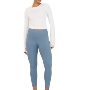 سروال ضيق بتصميم أساسي وخصر عريض للنساء من ستايلي