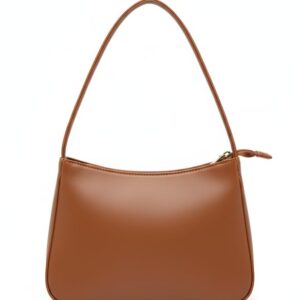 شنطه حريمى كتف جلد لامع يد جلد ثابت مع حزام منفصل - حجم وسط 25 سنتىمتر فى 20 سنتى متر