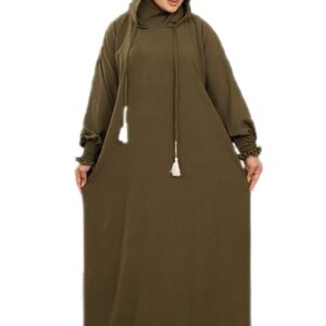 عباية نسائية من تاليا، مصنوعة من القماش الفرنسي الفاخر، مقاس 60-110، بتصميم فاخر