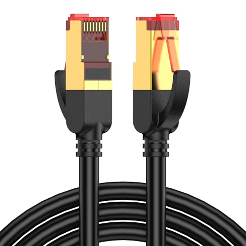 41-RNKBOMAL Cat 8 Ethernet Cable Ultra High Speed 40Gbps/2000MHz - Compatible with PS5, Xbox, PC, Router (1m)
