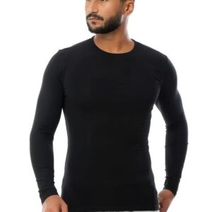 اكمام طويلة للرجال - اسود