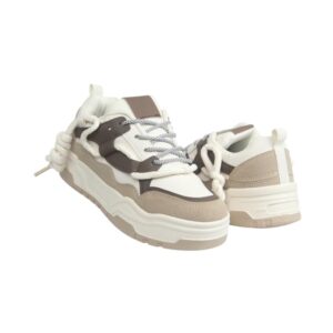 حذاء رياضي مسطح من الجلد للنساء 615