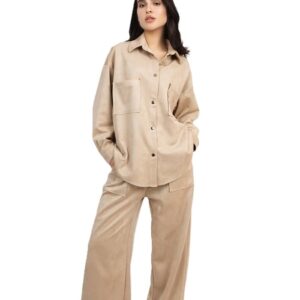 قميص شمواه حديث كبير الحجم للنساء من بيليف، (طقم من قطعة واحدة)