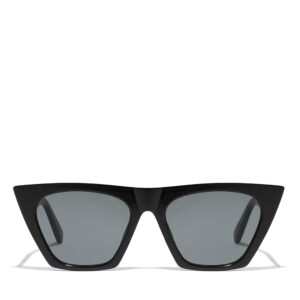 التعتيم نظارة شمسية ليبرتي بتصميم عين القطة للنساء من ايوا، اسود/رمادي