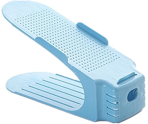 4131ZM43xqL حامل أحذية مزدوج بلون أزرق، موديل 120430