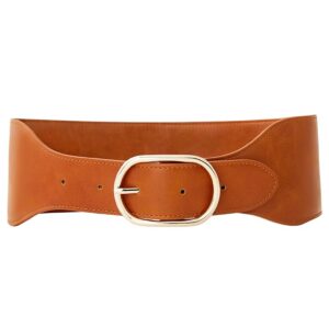 حزام خصر للنساء من فيكتوريا هايد هيذر مع مشبك ذهبي بيضاوي مناسب للارتداء اليومي