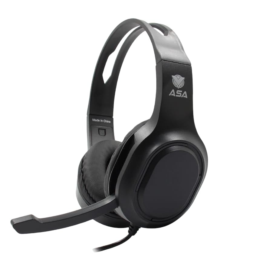 418IoeZO1NL ASA Coco Gaming Headset for PS4/PS5, Adjustable Headband, 40mm Driver Unit, Universal, (Black)