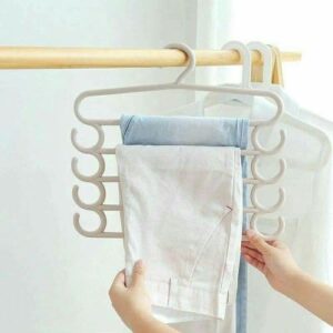 شماعه بناطيل او طرح بلاستيك بلاستيكيه - 8 هوك