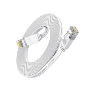 UGREEN Ethernet Cable 20M Cat6 1000Mbps Flat Lan Internet Network Cable High-Speed Shielded Cord RJ45 Compatible for Laptop, PC, PS5, PS4, TV, Modem, Router, Hub, Switch, Gaming Accessories