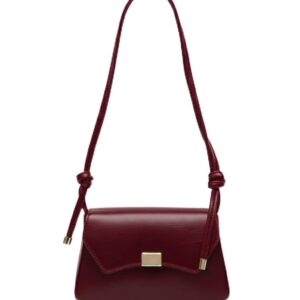 شنطة حريمي شولدر وكروس باللون البرجاندي – تصميم عصري عملي متعدد الاستخدامات