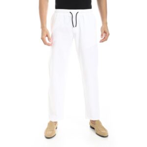 بنطلون كتان بخياطة محكمة للرجال 712