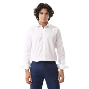 قميص ليكرا شبه رسمي بخياطة ضيقة للرجال (960)، من تايت ستيتش