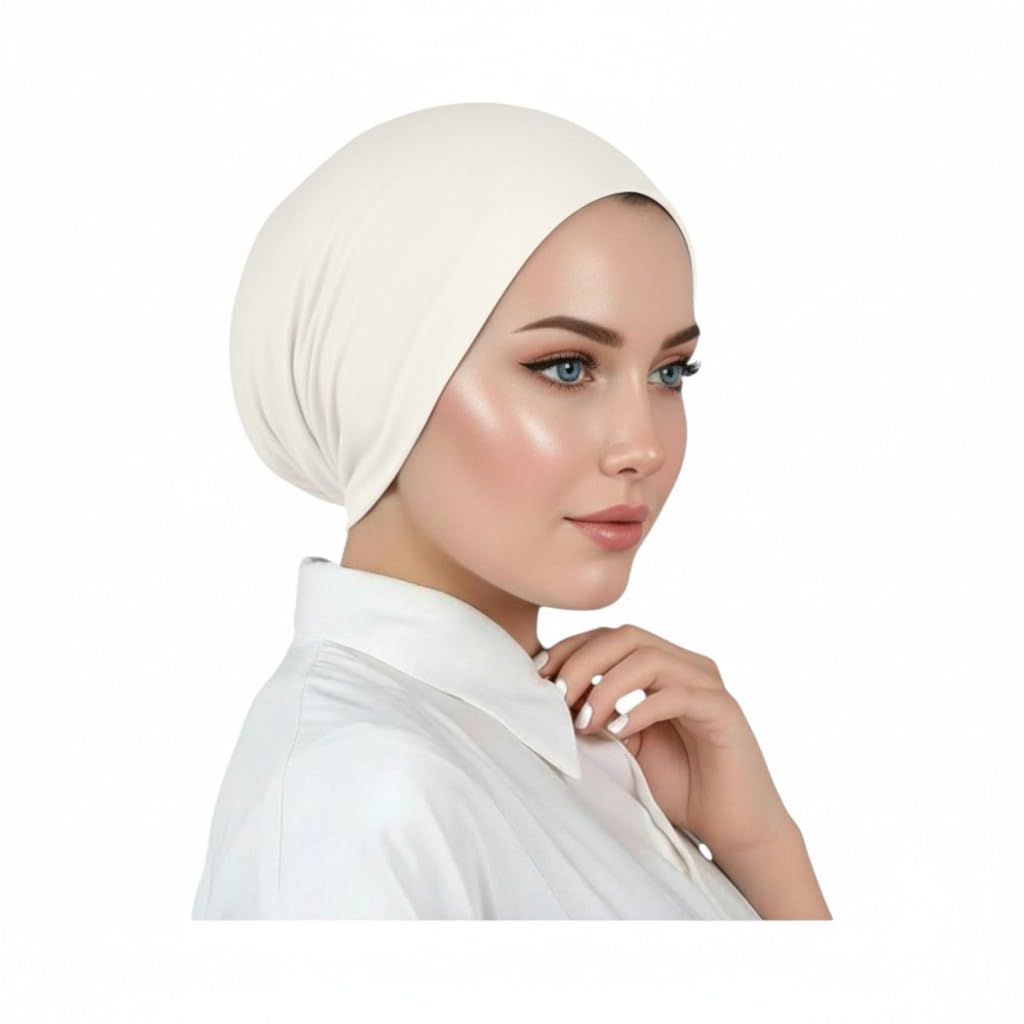 41K44A8DBCL بونيه حجاب ليكرا سميك بدون خياطة