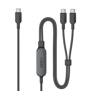 Anker USB C Cable, 4ft 2-in USB C to USB C Cable 140W Max, Fast Charging for iPhone 17/16/15 Series, Samsung S25/S24/S23, MacBook Air/Pro, Huawei, Honor and More (USB 2.0, Braided)