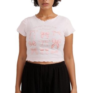 ريفين توب شرطي فلوال اي بيد للنساء - ابيض عصري