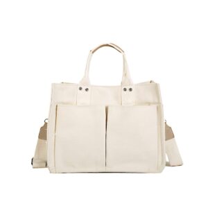 شنطة ساتشيل من القماش للنساء هاوليهاو يد بسيطة متعددة الجيوب الاستخدامات كروس بسعة كبيرة كتف