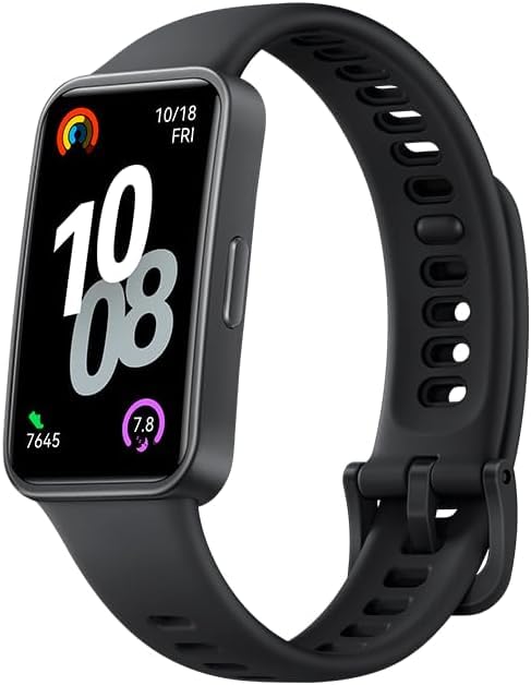41N4g5v5AqL HUAWEI Band 10, Smartwatch, AI-Powered Fitness Tracking, Professional Sleep Analysis, Up to 14 Days Battery Life, Slim Aluminium Alloy Case, iOS & Android, Black