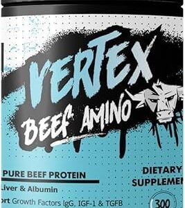 مكمل غذائي من أحماض أمينية مستخلصة من اللحم البقري، 300 قرص، 100 جرعة