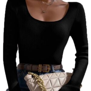 تيشرت تويل بأكمام مربعة للنساء