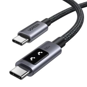 UGREEN UNO 100W USB C Cable 1M, Fast Charging 5A Type C Cable, 480 Mbps Data Transfer Type Cord Compatible with iPhone 17-15 /Pro/Pro Max, MacBook Pro M3/Air, iPad 2024/Air 5, Galaxy S25 Ultra/24