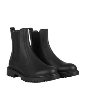 هاف بوت رجالي تشيلسي بوت حذاء لون اسود