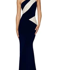 فستان نسائي طويل من الدانتيل مكشوف الكتفين، ابيض