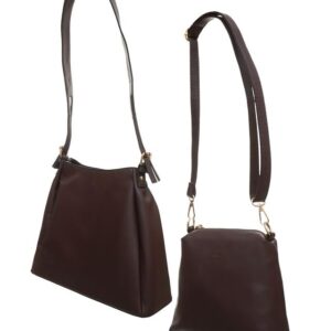 شنطة كتف جلدية للنساء من الامكي