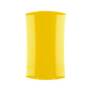 مشط ازالة القمل من كوزميتكس، خفيف الوزن، مقاوم للحرارة العالية، متين، مشط قمل ذو اسنان دقيقة مزدوجة الحواف