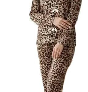 دفاه نسائية ، بيجامة نسائية اشكال سداسيه مبطن من جوه طقم بيتي مقاس واحد تلبيس ل85ك