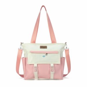 شنطة يد كبيرة توت من الجلد للنساء، شنطة كتف بسعة كبيرة مع جيب للاب توب، حزام قابل للتعديل وتصميم مقاوم للماء للعمل والسفر والاستخدام اليومي من سو ماتش