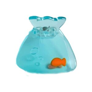 مشبك مخلب سمكة زرقاء من جوكسكس، اكسسوار شعر كوري لطيف على الطراز الكوري من الاسيتات لجمال النساء والعناية الشخصية