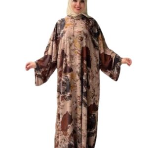 ملحفة خليجي مشجرة بدون طرحه الخامة كريشة المقاس وان سايز يلبس لحد 150 كيلو للنساء , GS-3001Parent GAMAL SONS FOR ABAYA