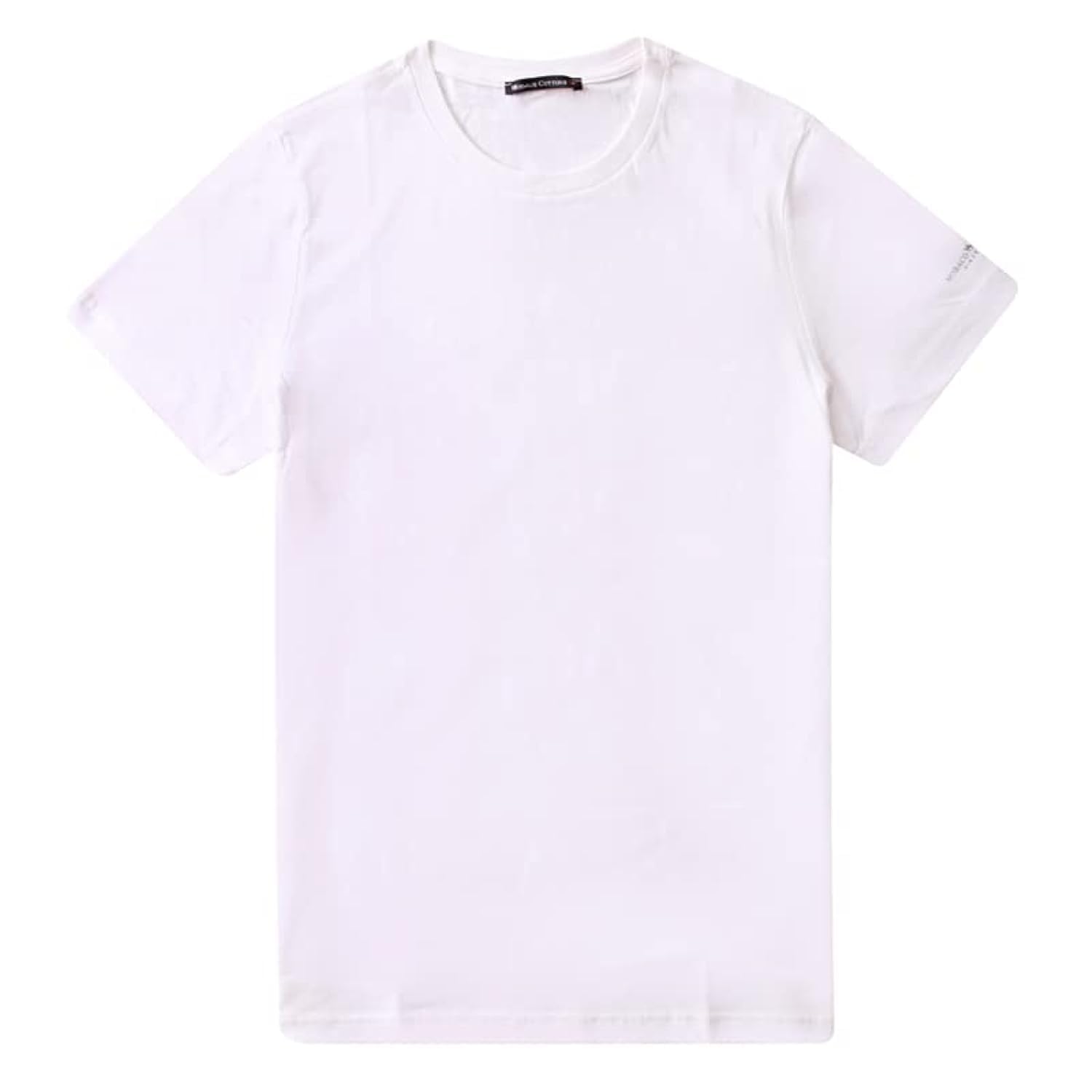 41e4DzPz2eL تي شيرت بقصة عادية ورقبة دائرية للرجال من موباكو، موديل ST100