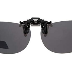 نظارة شمسية خفيفة للغاية مزودة بمشبك قلاب ذات عدسات مستقطبة للرؤية الليلية اثناء القيادة للرجال والنساء [PA2675]، شكل مربع، أحمر