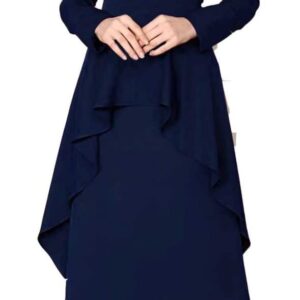 فستان طويل للنساء، كحلي