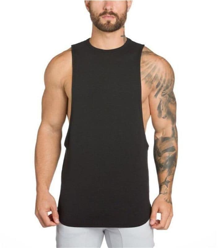 41gcQyfvagL تيشرت رياضي قطني للرجال