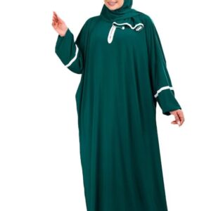 عبايه الخامه فيزون بالطرحه متصلة المقاس وان سايز تلبس الي 150 كيلو GAMAL SONS FOR ABAYA GS-7030-10938Parent