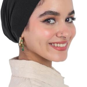 بندانة سوري مغلقة من الخلف - حجاب رأس نسائي - مريحة ولطيفة على الرأس - حجاب سهل الارتداء