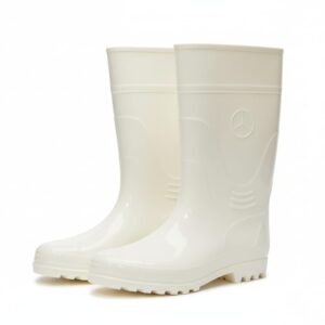 حذاء مطر من بلاستيك PVC من مارسيدس، ابيض، حذاء عمل امان مقاوم للماء كوزلك مرسيدس (45)